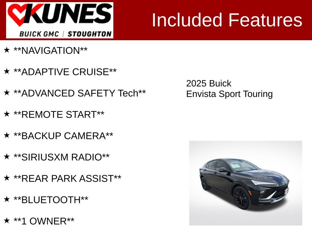 Used 2025 Buick Envista Sport Touring w/ Convenience I Package FWD image 2