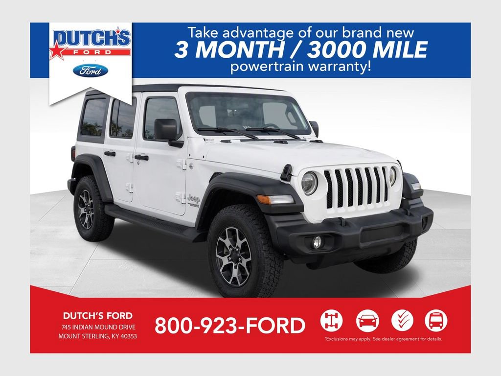 Used 2019 Jeep Wrangler Unlimited Sport S AWD/4WD image 1