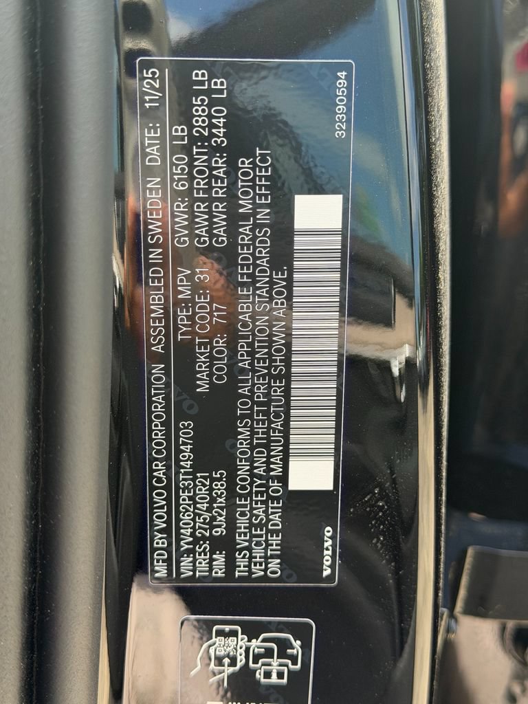 New 2026 Volvo XC90 B6 Plus w/ Protection Package Premier AWD/4WD image 34
