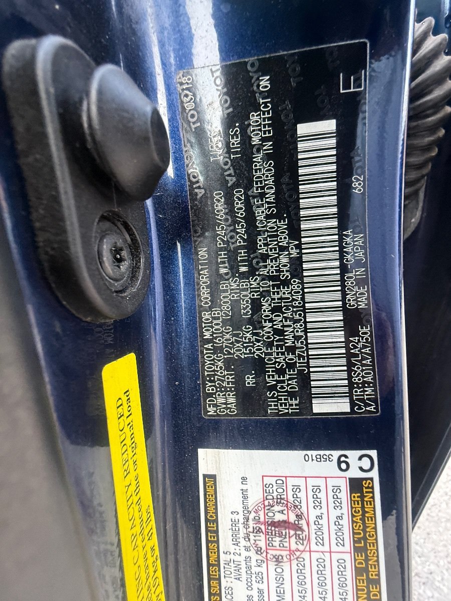 Used 2018 Toyota 4Runner Limited RWD image 26