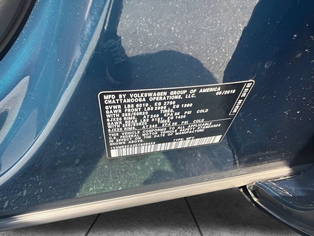 Used 2019 Volkswagen Atlas SEL AWD/4WD image 25