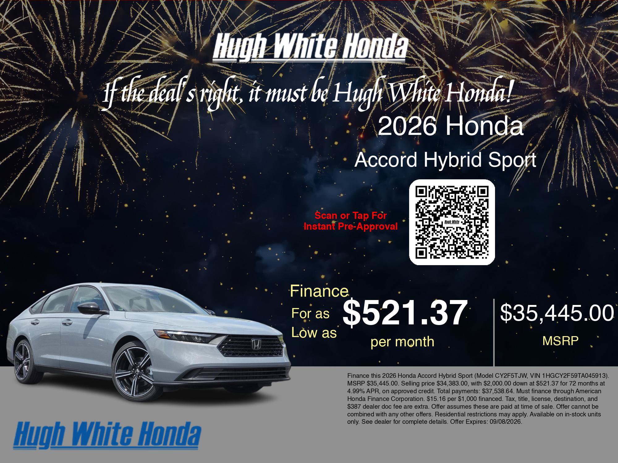New 2026 Honda Accord Sport image 7