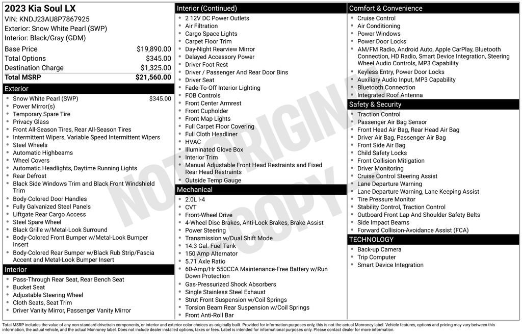 Used 2023 Kia Soul LX image 7