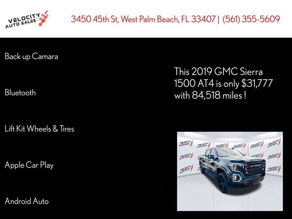 Used 2019 GMC Sierra 1500 AT4 w/ Technology Package image 43