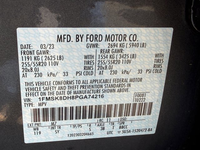 Used 2023 Ford Explorer XLT w/ Equipment Group 202A AWD/4WD image 35