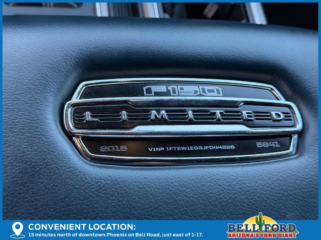Used 2018 Ford F150 Limited w/ Trailer Tow Package AWD/4WD image 33