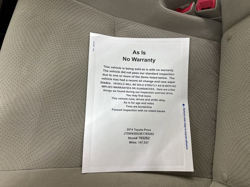 Used 2014 Toyota Prius Two image 29