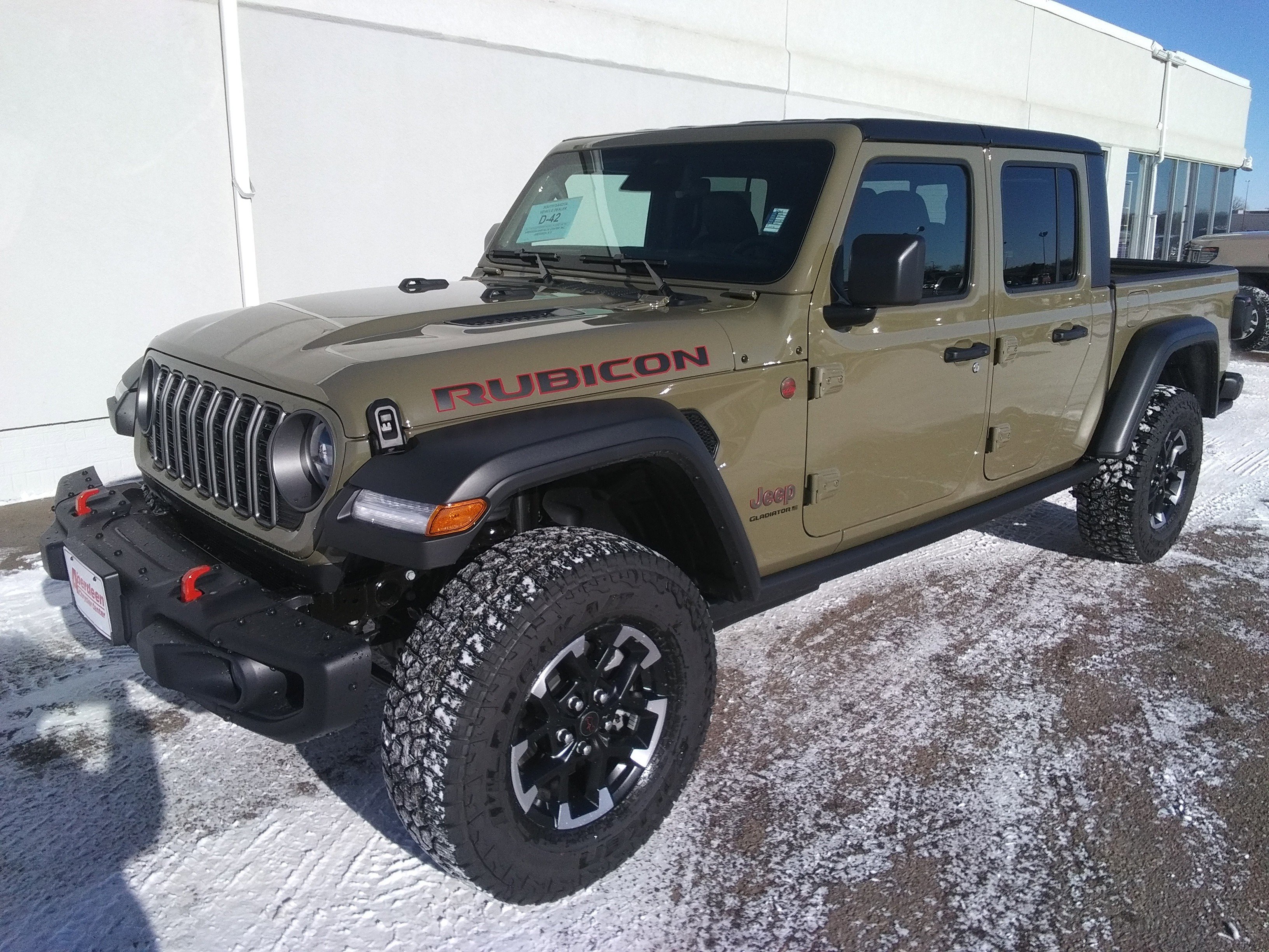 New 2026 Jeep Gladiator Rubicon w/ Steel Bumper Group image 2