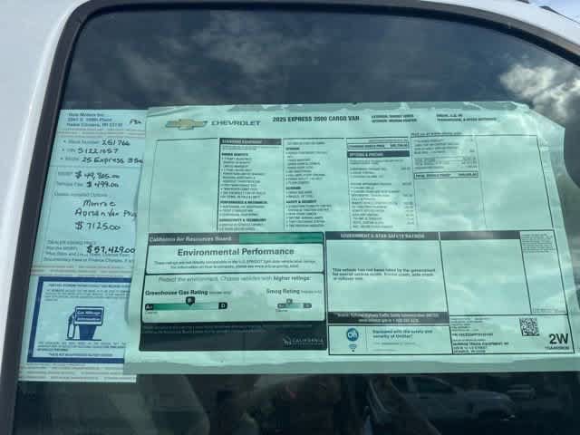 New 2025 Chevrolet Express 3500 w/ Driver Convenience Package RWD image 41