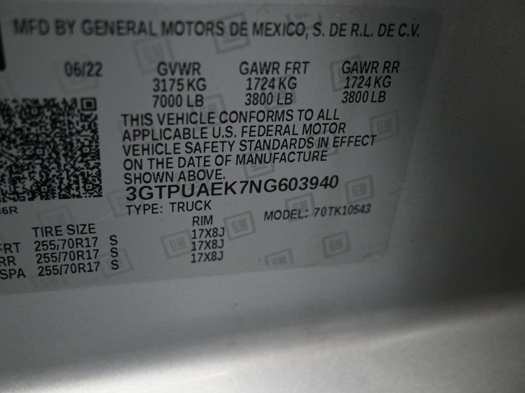 Used 2022 GMC Sierra 1500 Pro w/ Pro Value Package AWD/4WD image 9