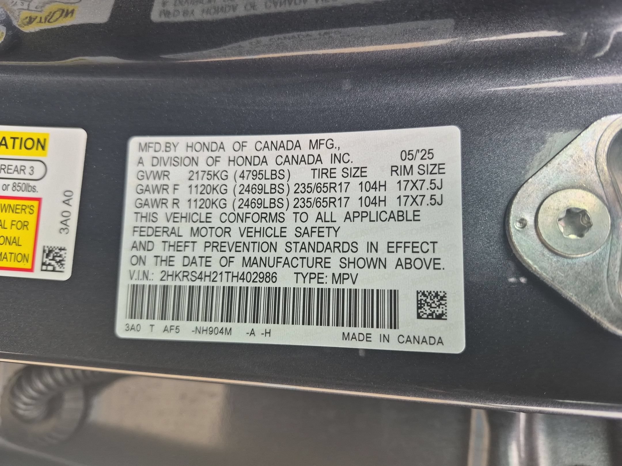 Certified 2026 Honda CR-V LX image 33