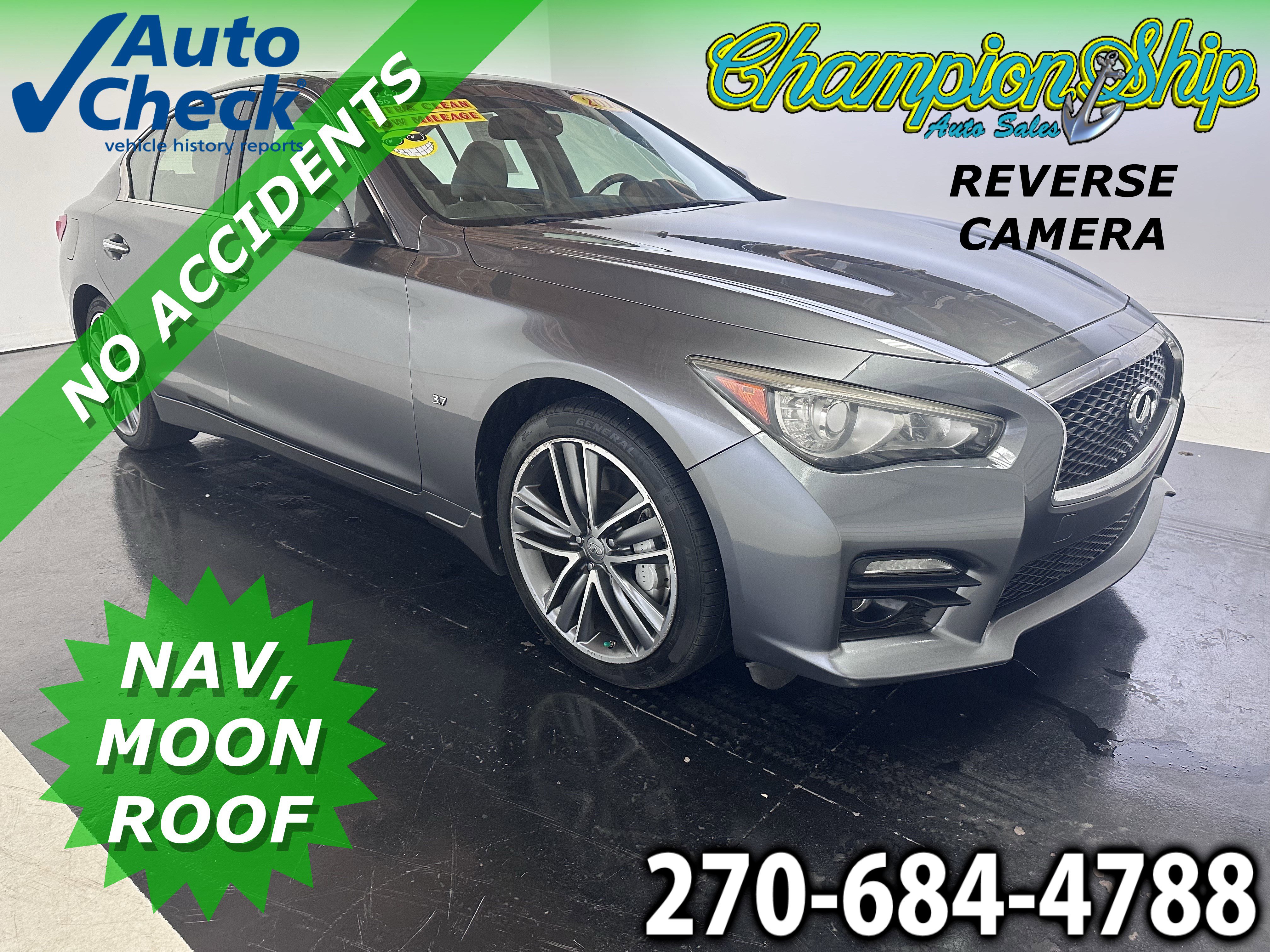 Used 2014 INFINITI Q50 Sport w/ Navigation Package