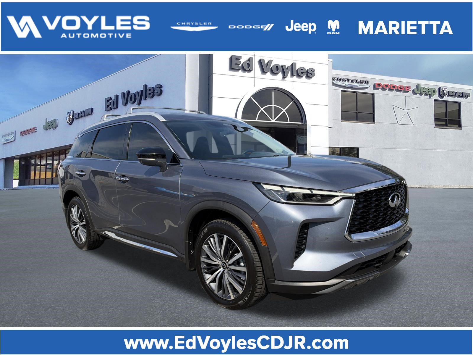 Used 2023 INFINITI QX60 Sensory w/ Cargo Package AWD/4WD image 1