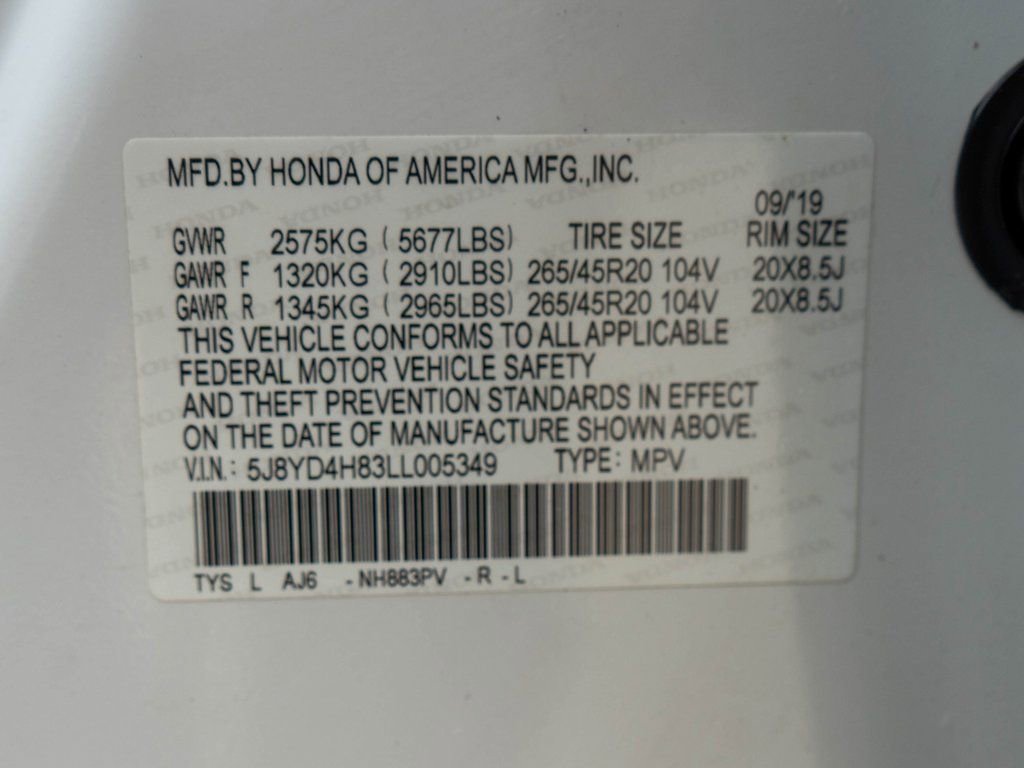 Used 2020 Acura MDX SH-AWD w/ Advance Package image 42