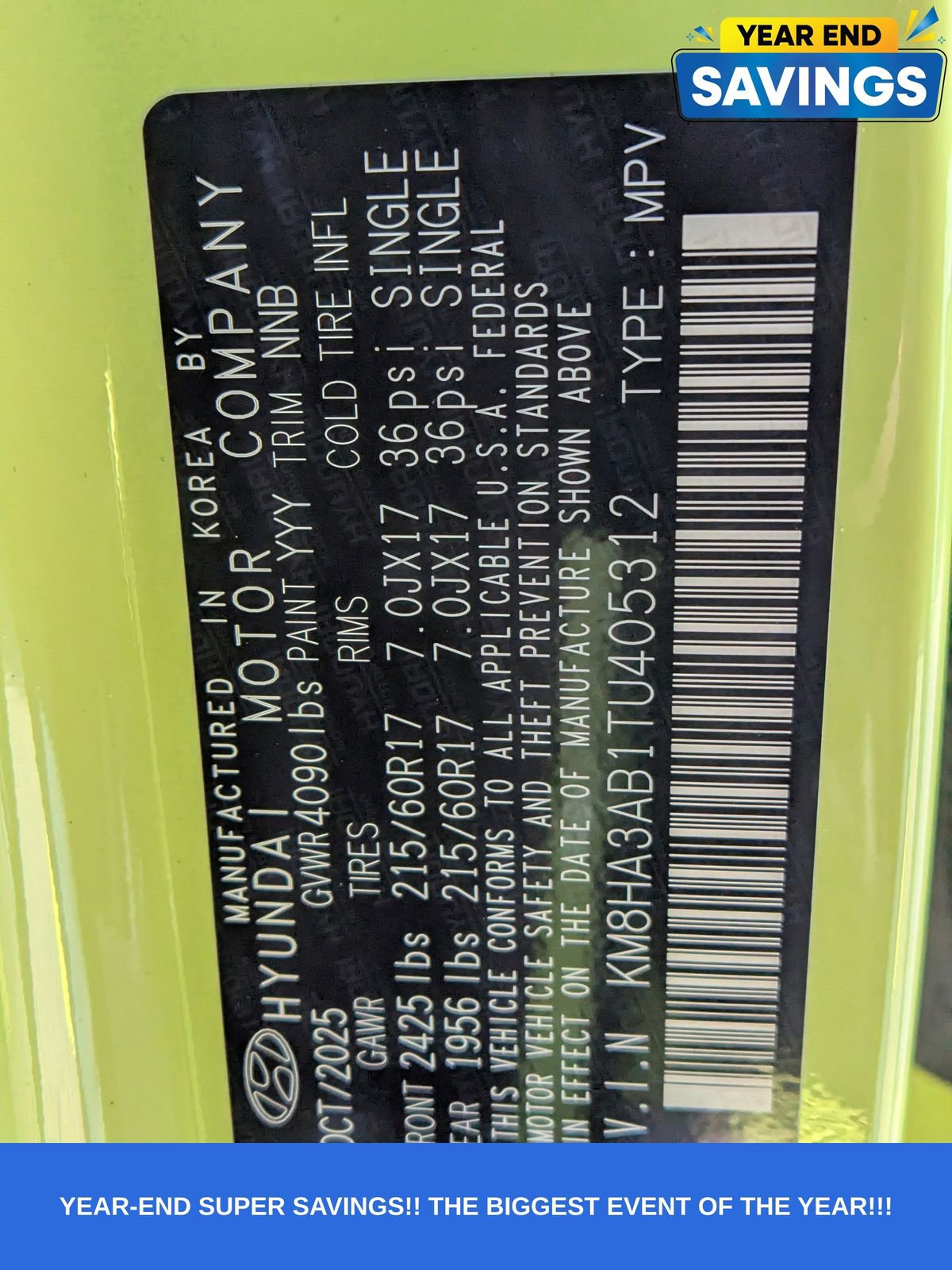 New 2026 Hyundai Kona SE image 22