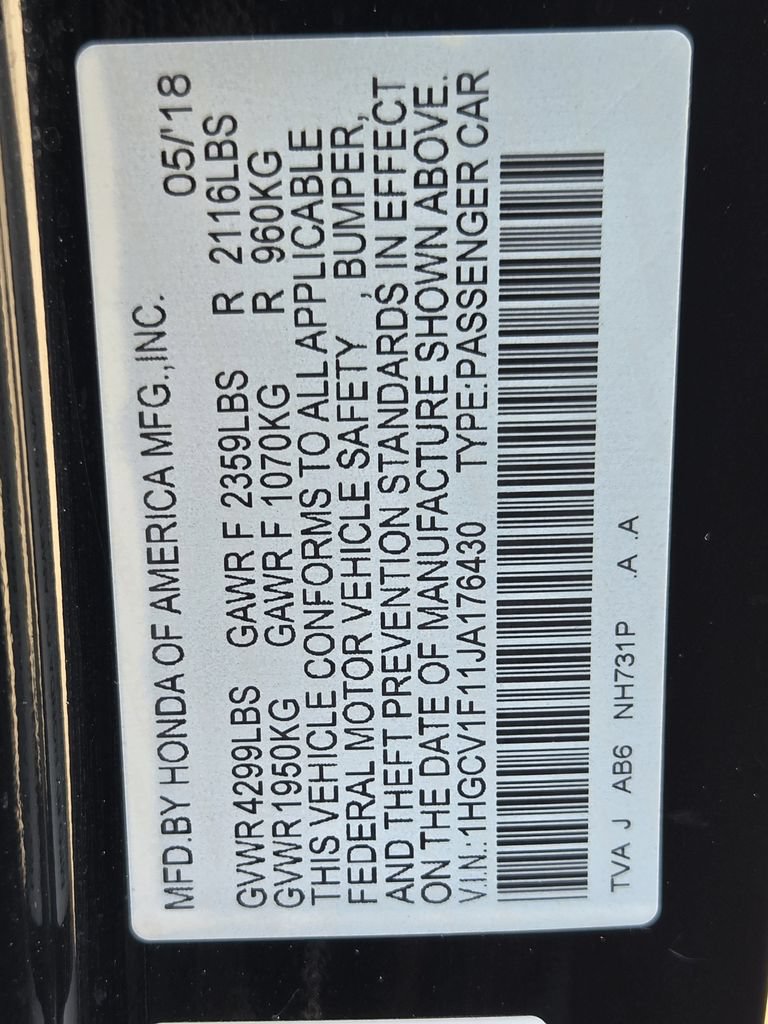 Used 2018 Honda Accord LX image 30