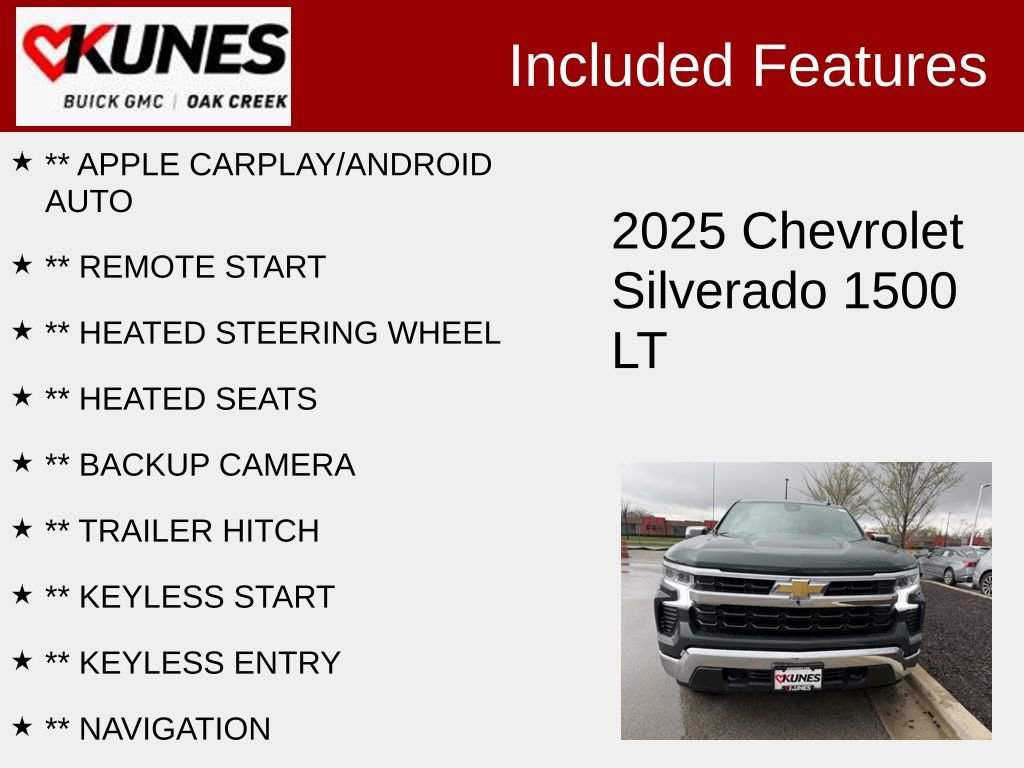 Used 2025 Chevrolet Silverado 1500 LT AWD/4WD image 2