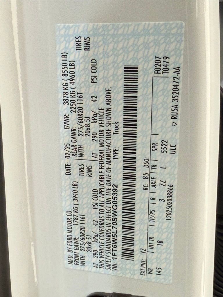 New 2025 Ford F150 Lightning Lariat AWD/4WD image 36