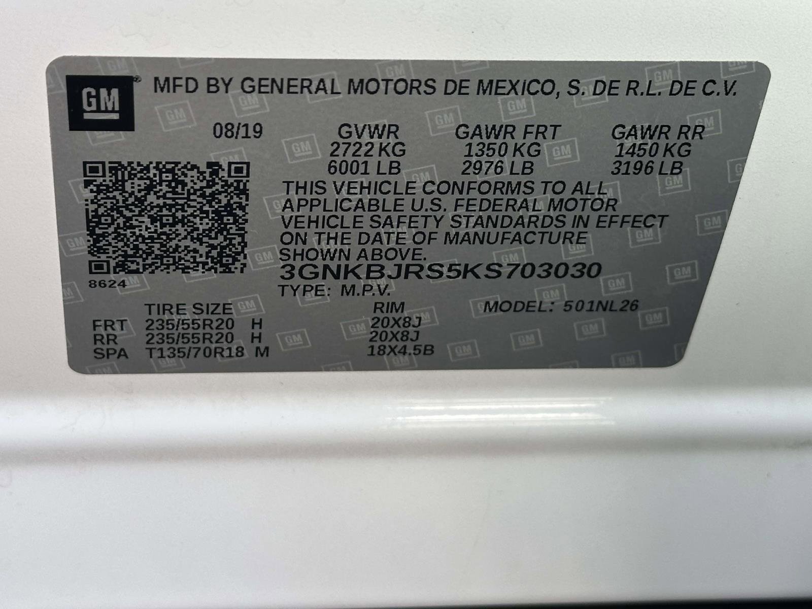 Certified 2019 Chevrolet Blazer RS image 28