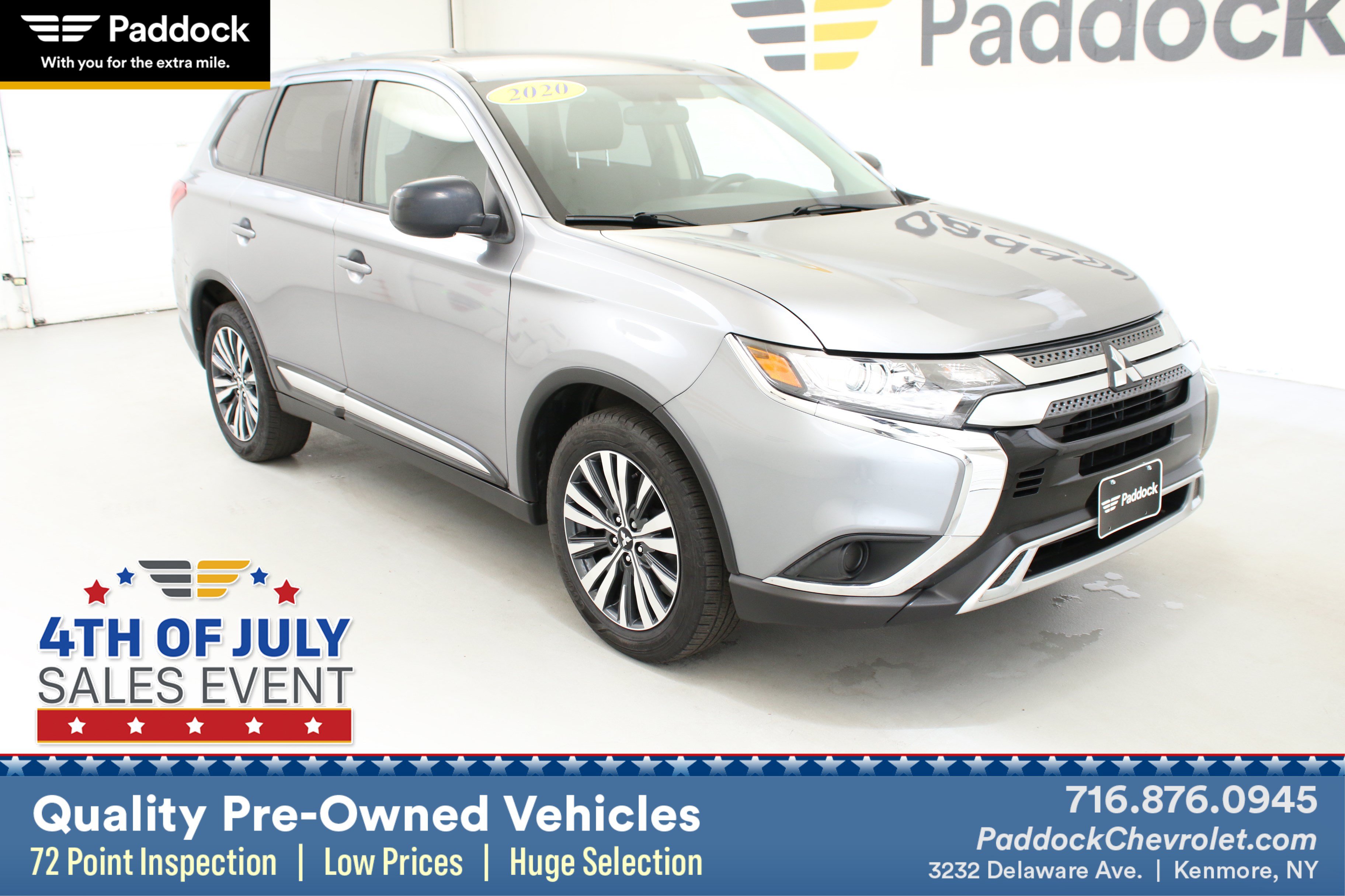Used 2020 Mitsubishi Outlander ES AWD/4WD image 1