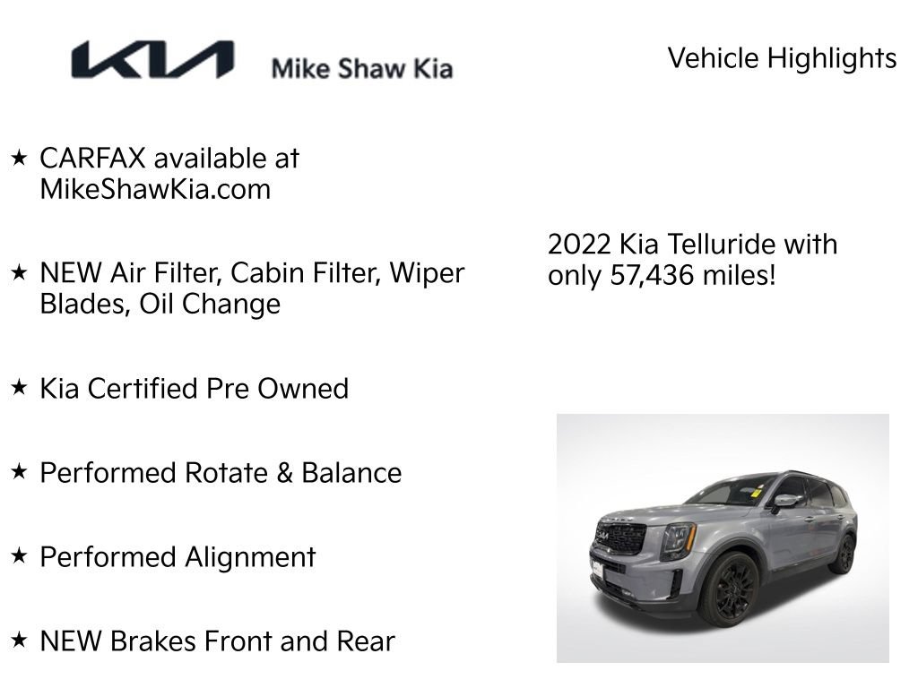 Certified 2022 Kia Telluride SX w/ SX Prestige Package AWD/4WD image 8
