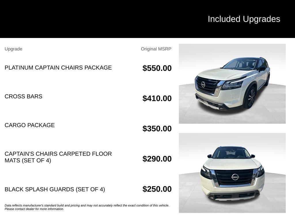 Used 2024 Nissan Pathfinder Platinum AWD/4WD image 2