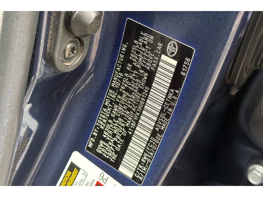 Used 2017 Toyota Camry LE FWD image 31