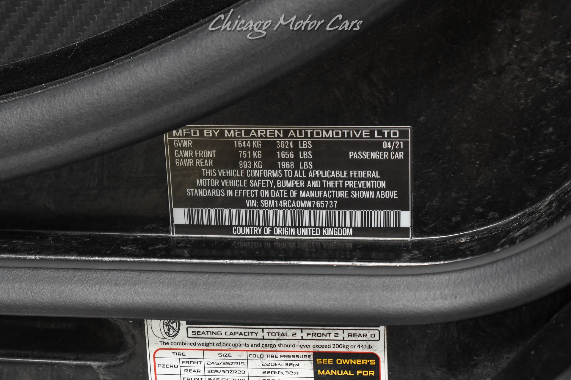 Used 2021 McLaren 765LT RWD image 61