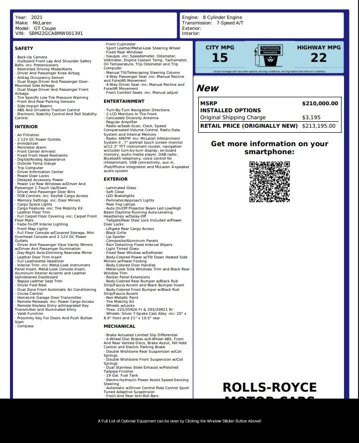 Used 2021 McLaren GT image 2