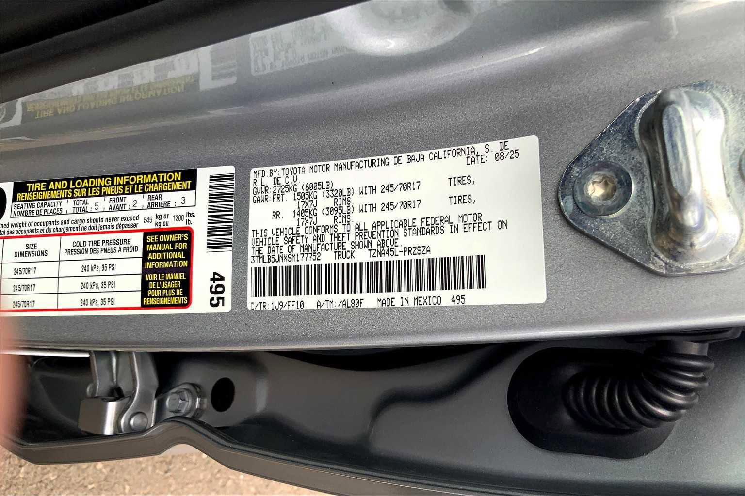 New 2025 Toyota Tacoma SR5 image 22