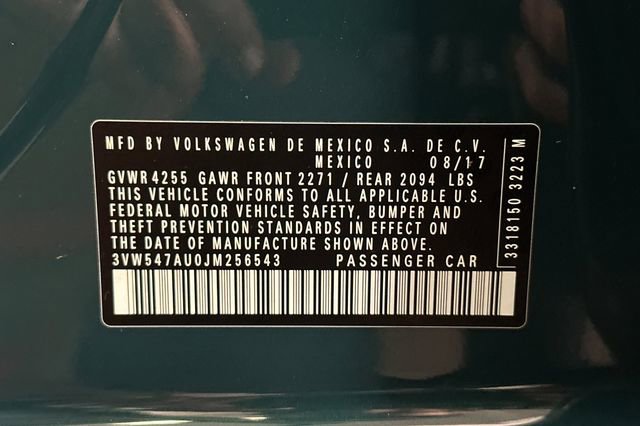 Used 2018 Volkswagen GTI SE w/ SE Leather Package image 36