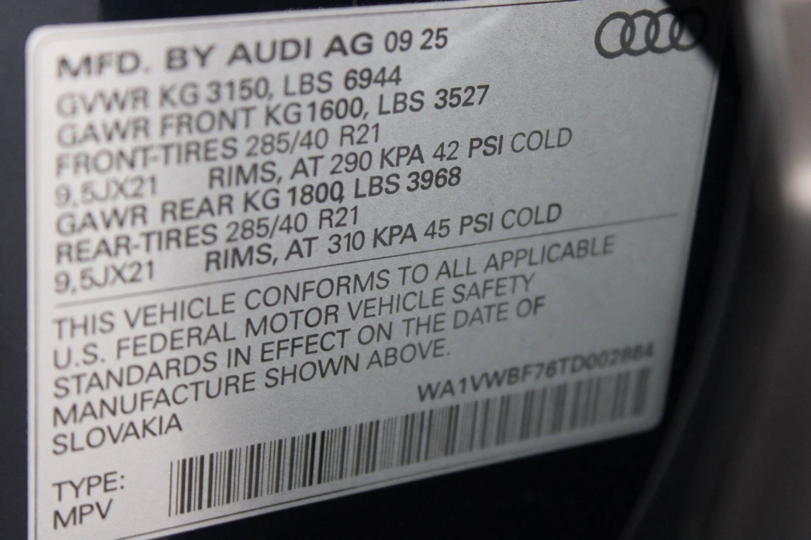 Used 2026 Audi SQ7 Prestige image 18