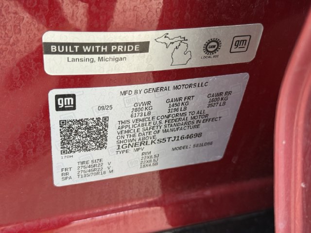 Certified 2026 Chevrolet Traverse RS FWD image 36