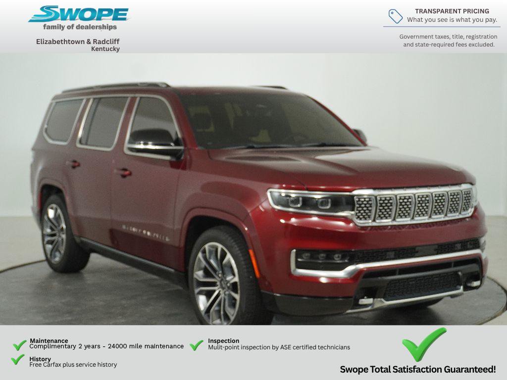Used 2024 Jeep Grand Wagoneer Series III w/ Rear Seat Video Group 1
