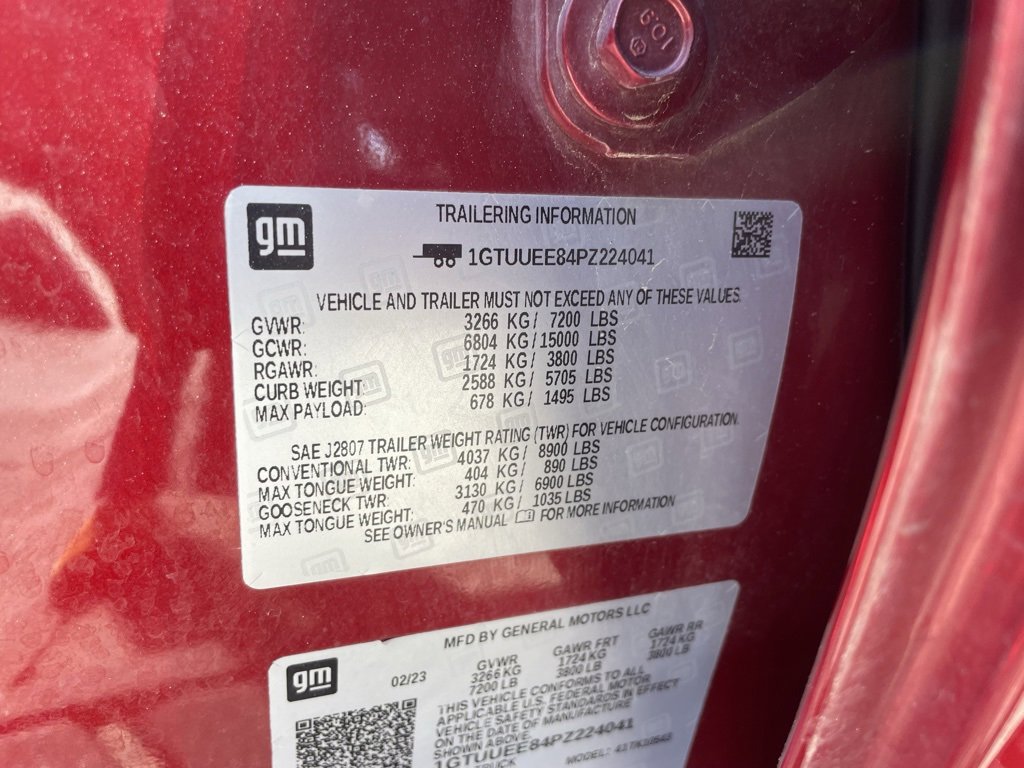 Used 2023 GMC Sierra 1500 AT4 w/ AT4 Preferred Package image 32