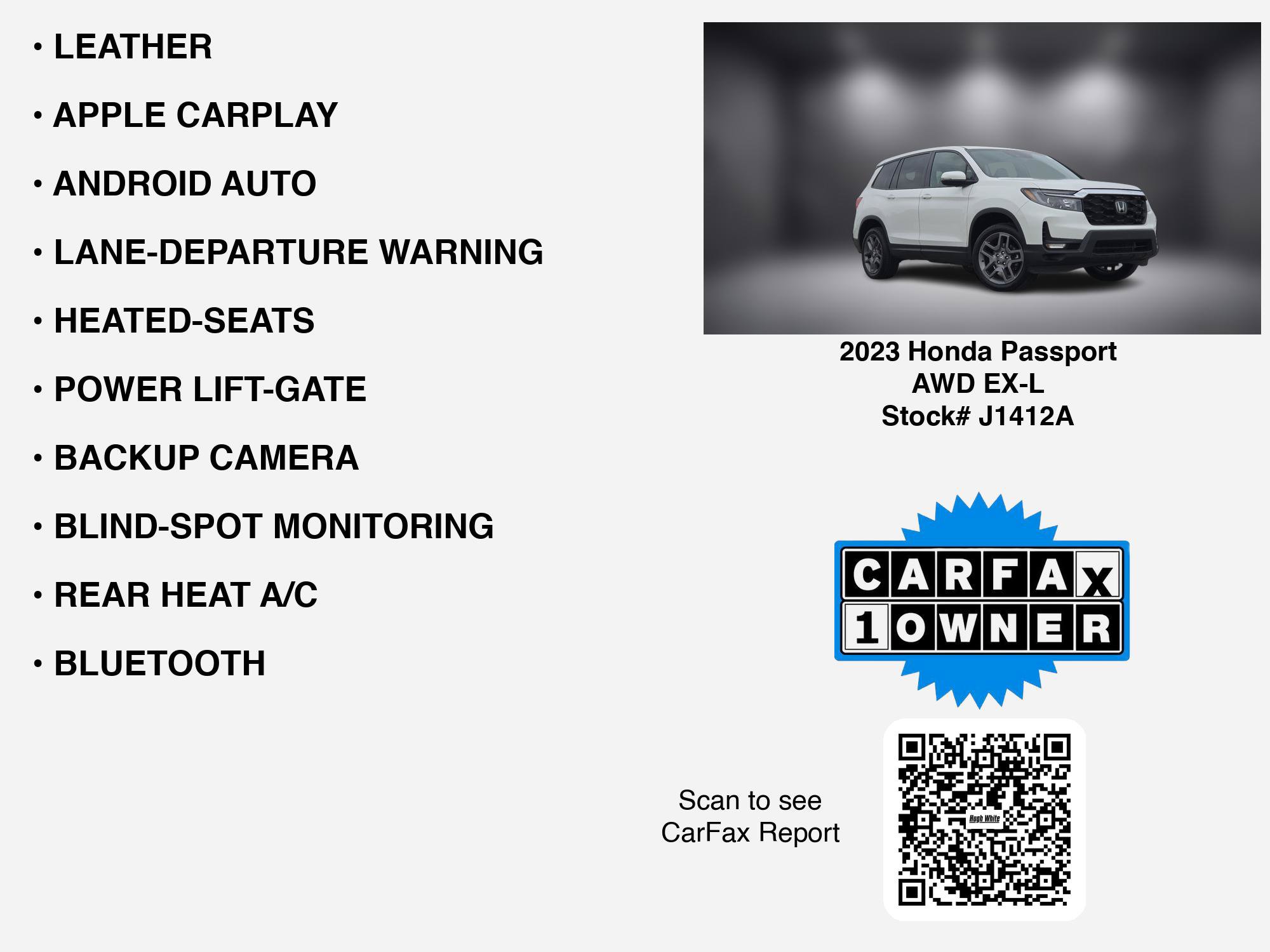 Used 2023 Honda Passport EX-L image 7