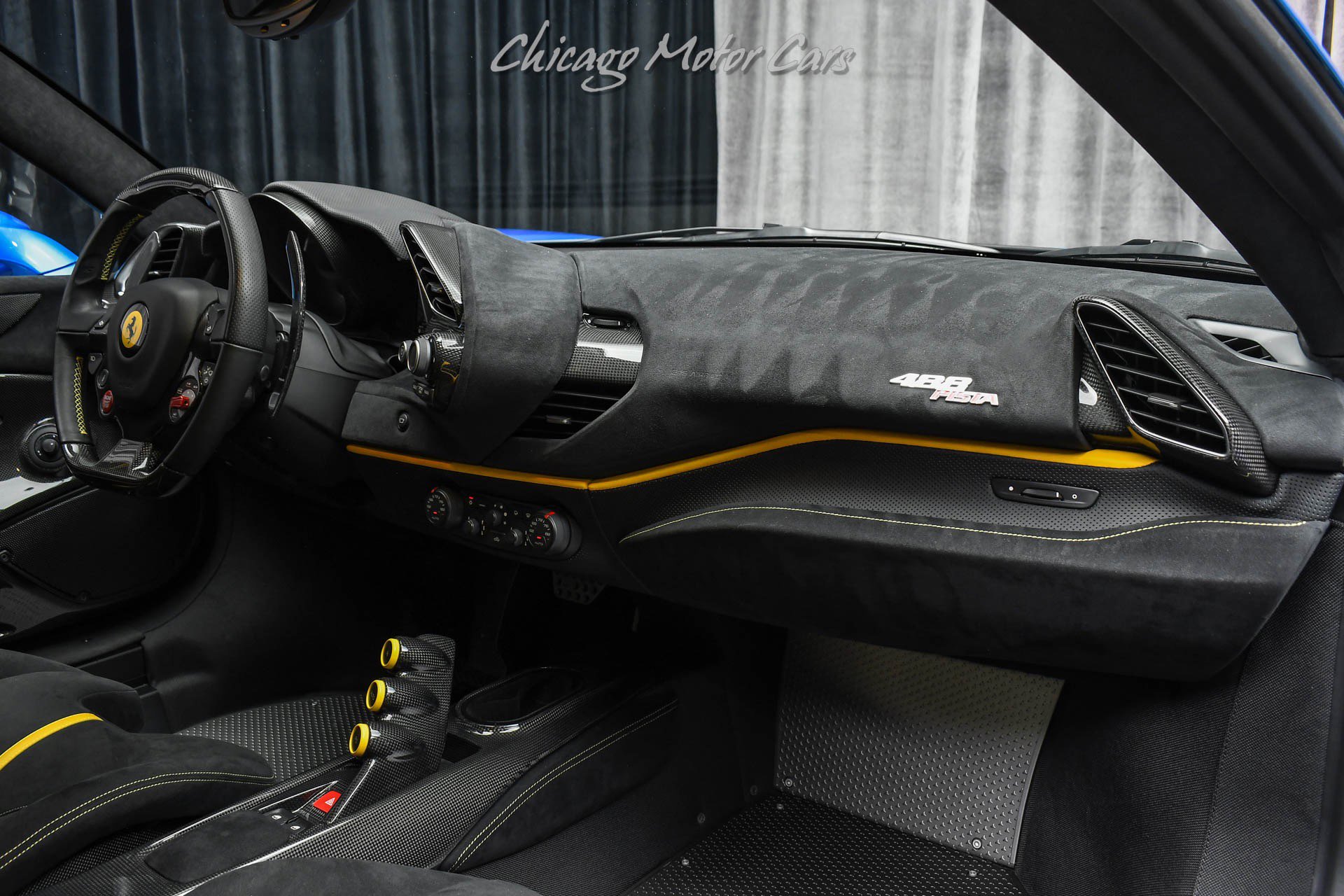 Used 2020 Ferrari 488 Pista Coupe Blu Corsa HRE Wheels Ful image 25