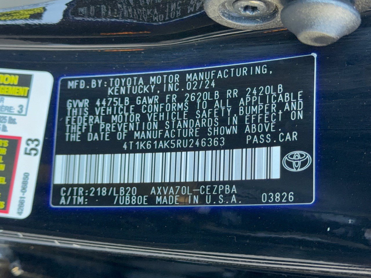 Used 2024 Toyota Camry XSE FWD image 35