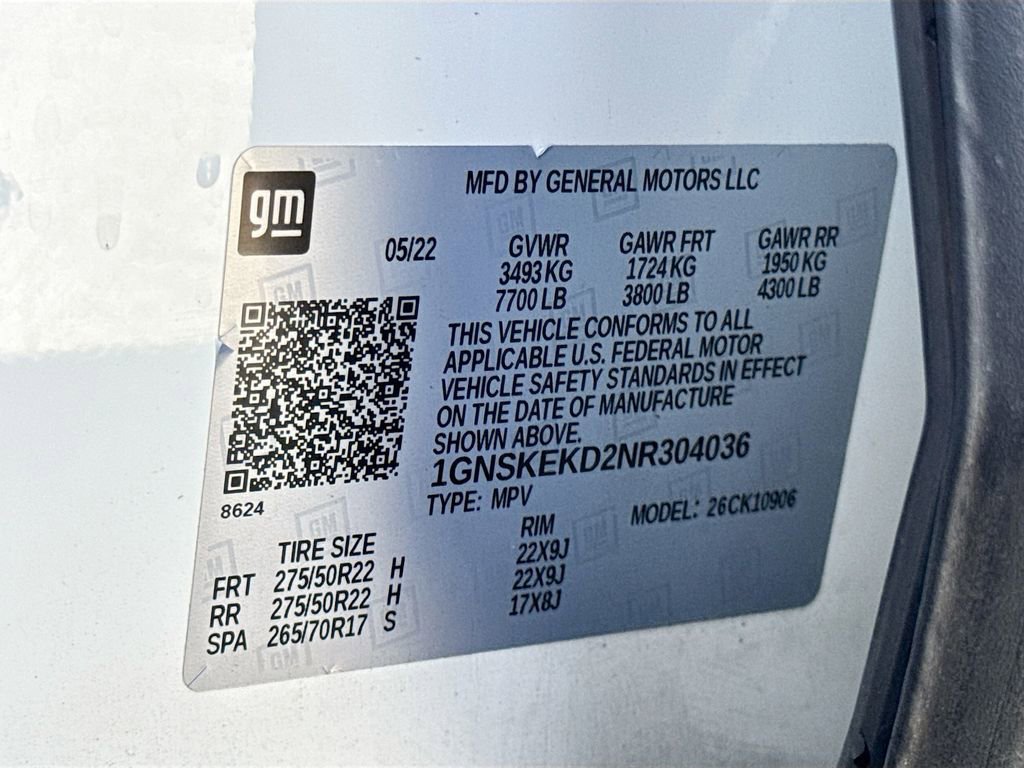 Used 2022 Chevrolet Suburban RST w/ Luxury Package image 29