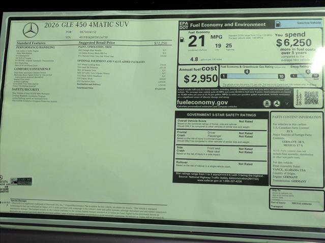 New 2026 Mercedes-Benz GLE 450 4MATIC image 21