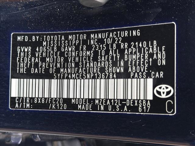 Used 2022 Toyota Corolla SE w/ SE Premium Package FWD image 24