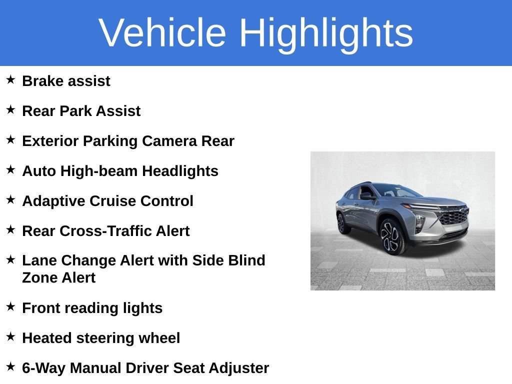 Certified 2025 Chevrolet Trax RS w/ Driver Confidence Package FWD image 5