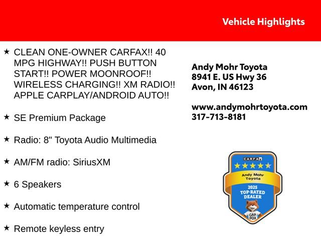 Used 2024 Toyota Corolla SE w/ SE Premium Package FWD video 2