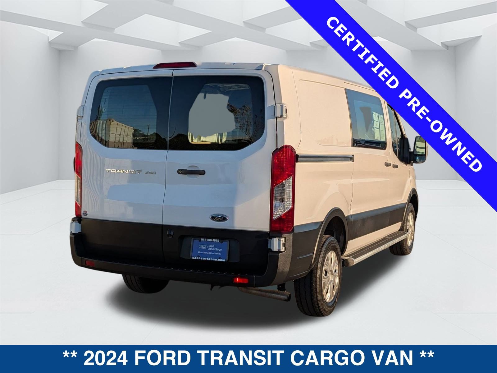 Certified 2024 Ford Transit 250 Low Roof w/ Exterior Upgrade Package RWD image 4