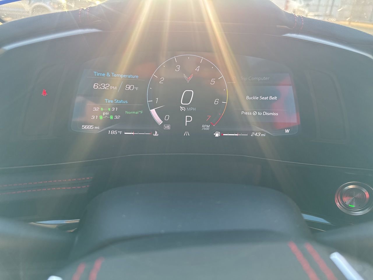 Used 2025 Chevrolet Corvette Stingray Preferred Cpe w/ Stealth Interior Trim Package image 10