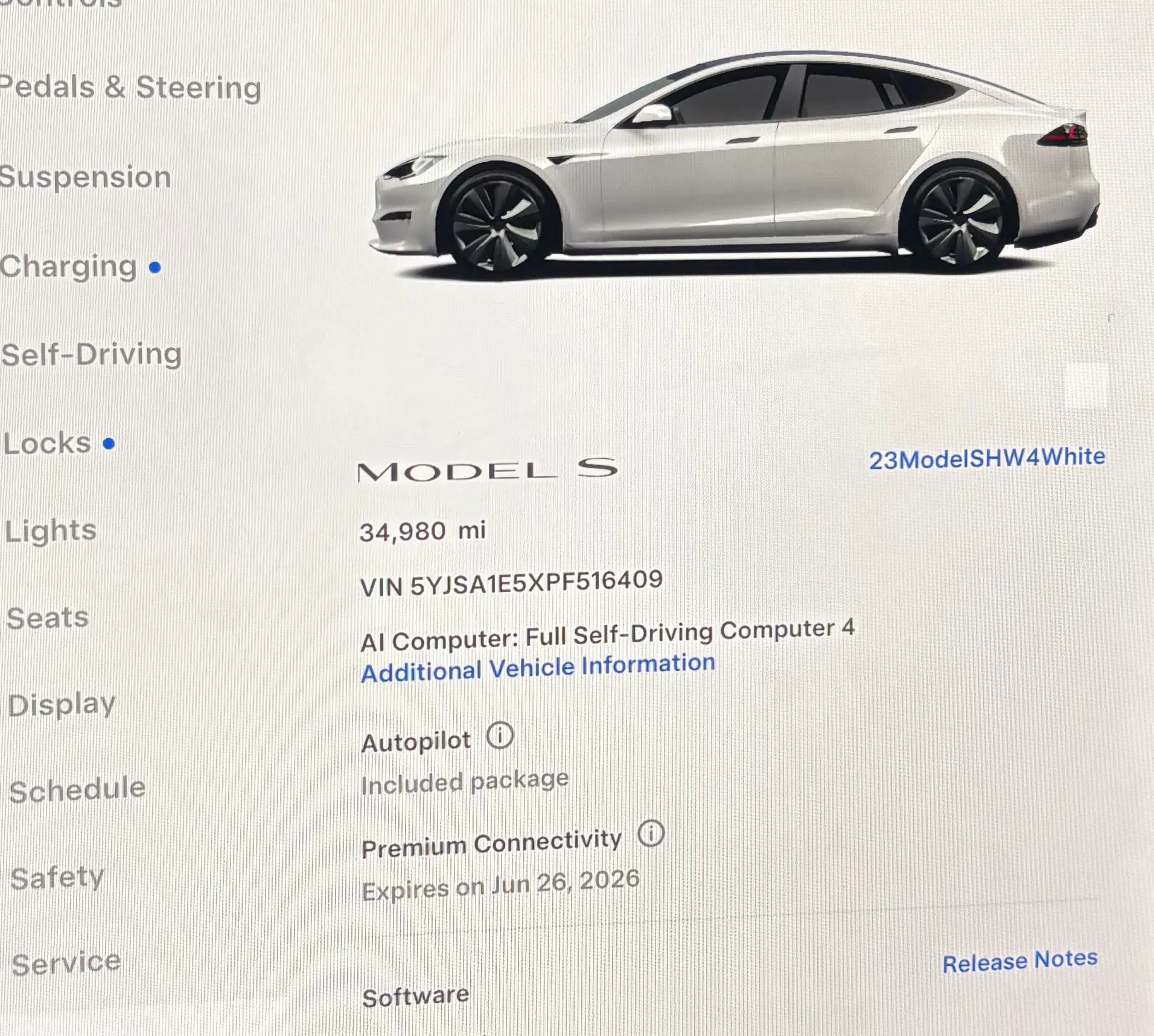Used 2023 Tesla Model S Standard Range AWD/4WD image 10