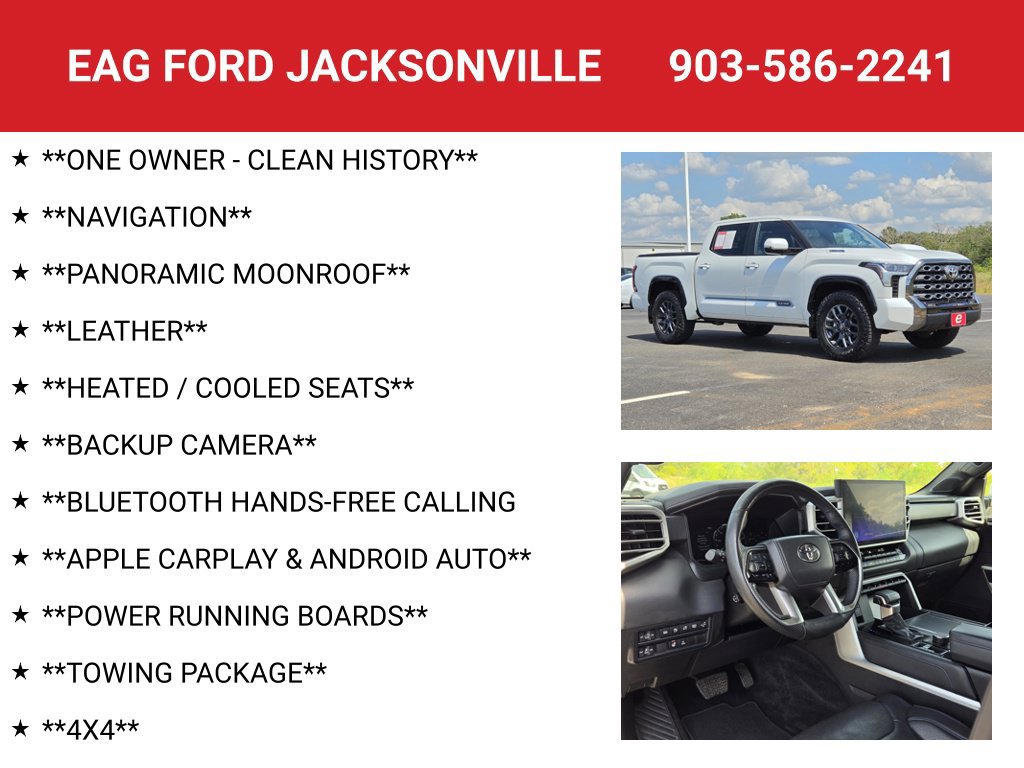 Used 2025 Toyota Tundra Platinum AWD/4WD image 4