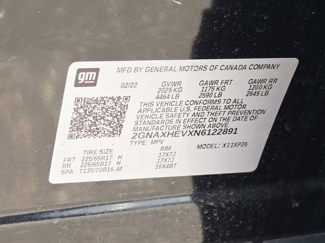 Used 2022 Chevrolet Equinox LS w/ LS Convenience Package FWD image 18