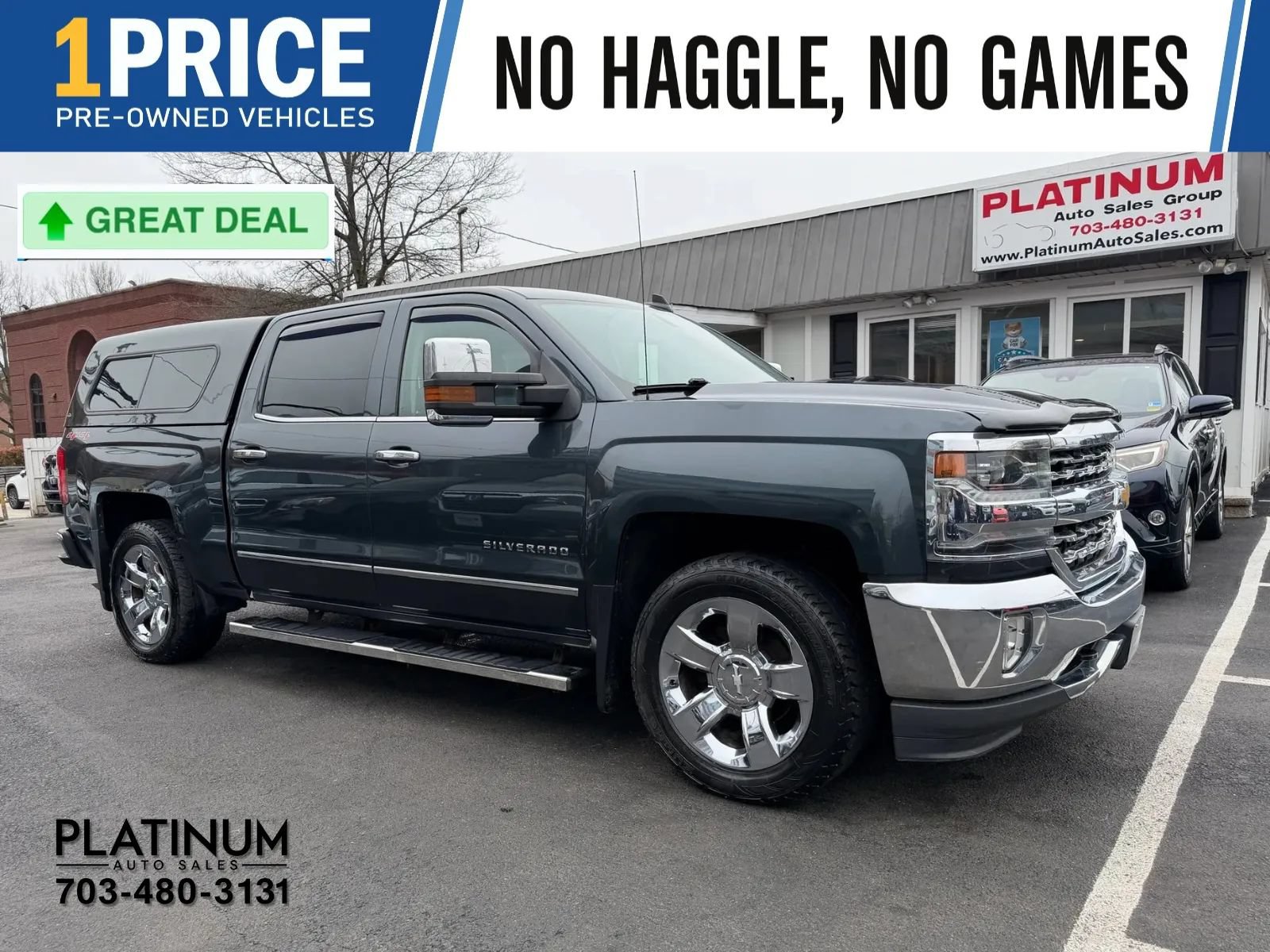 Used 2017 Chevrolet Silverado 1500 LTZ w/ Max Trailering Package AWD/4WD image 1