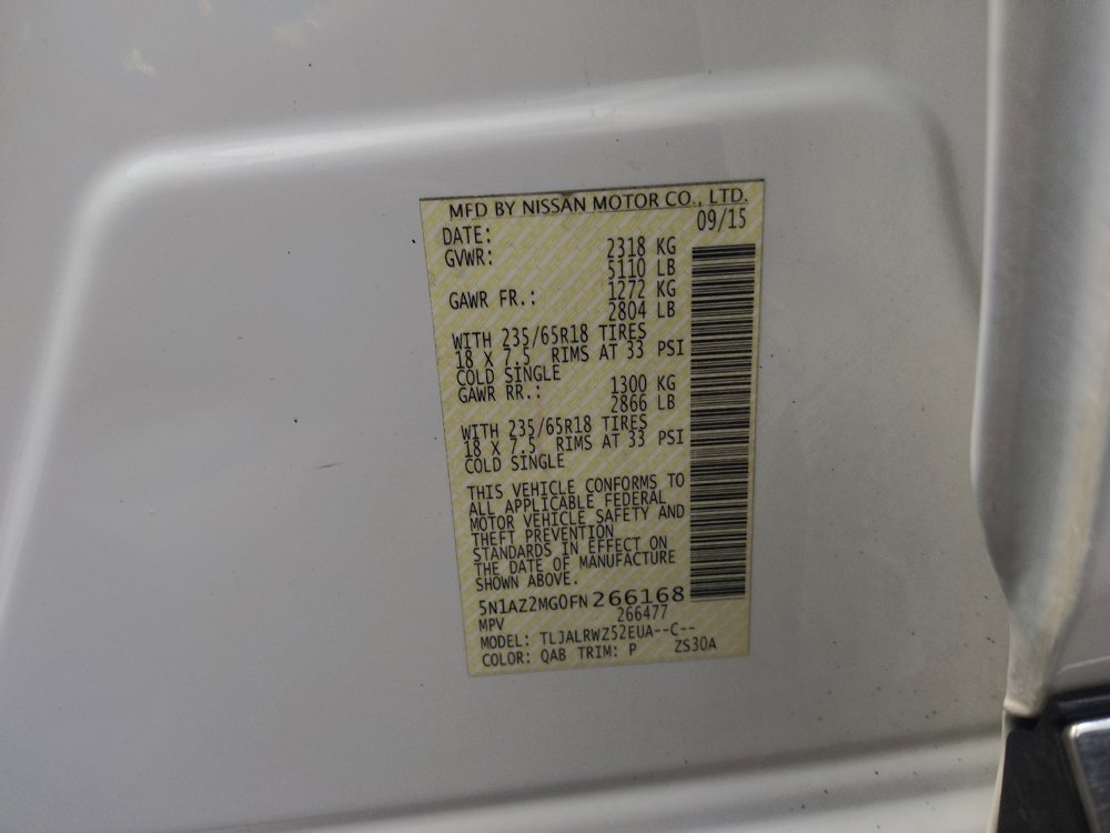 Used 2015 Nissan Murano SL w/ SL Technology Package image 33